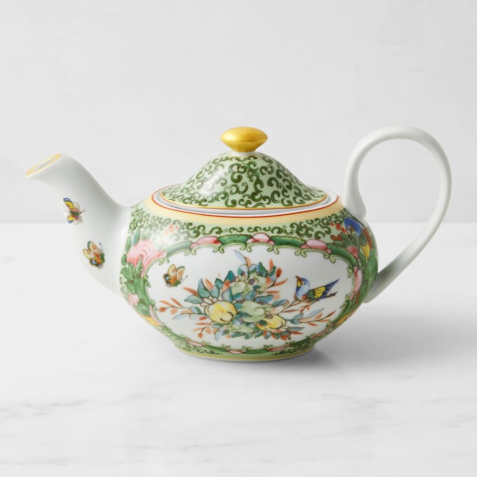 Famille Rose Tea Pot Williams Sonoma AU